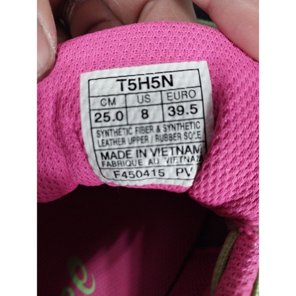 Asics Gel Venture 5 Running Shoes Women’s Size 8 T5H5N Gray Pink Green Sneakers - Picture 10 of 10